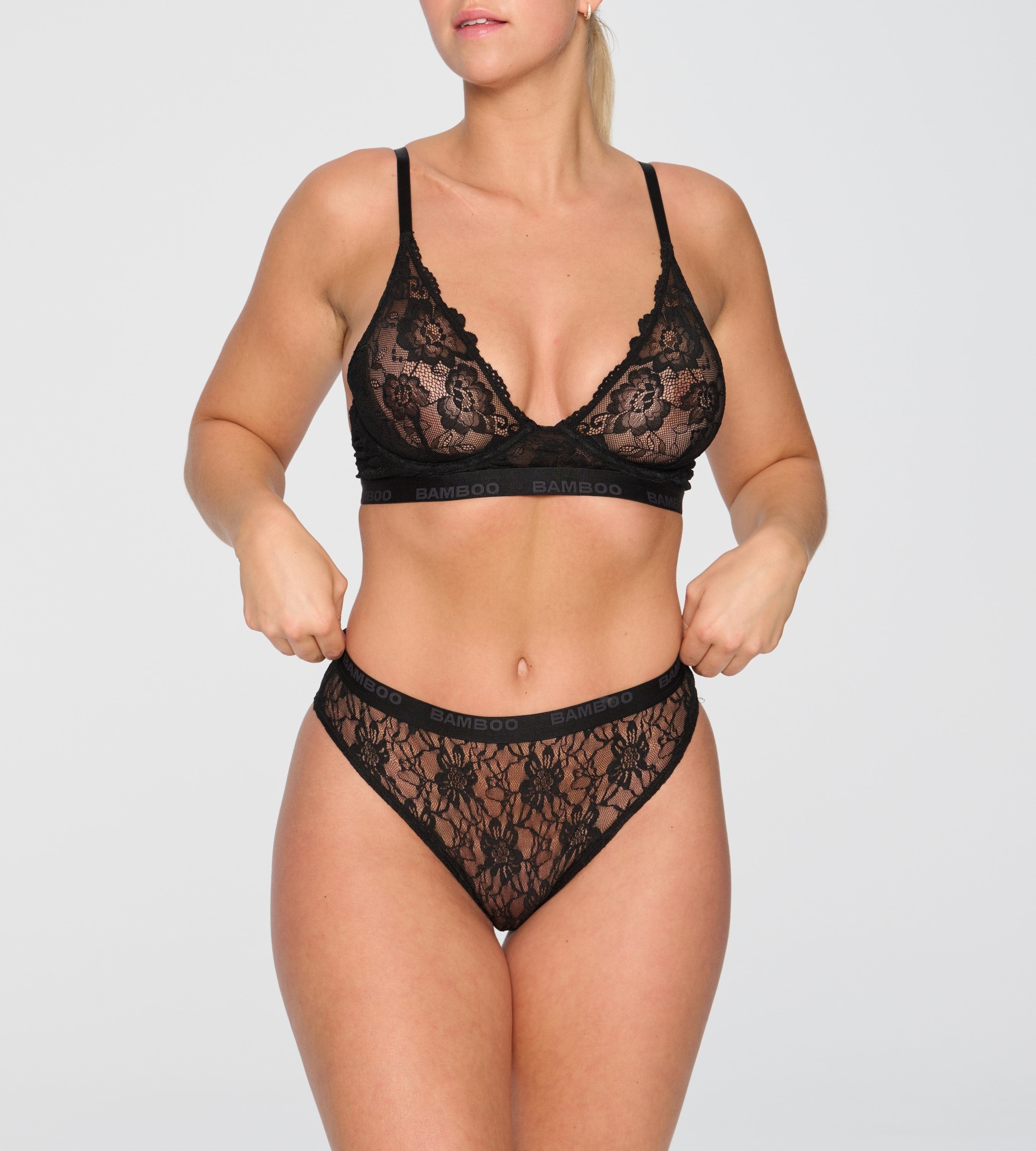 Bad Lace of Loving You Bralette and Panty Set