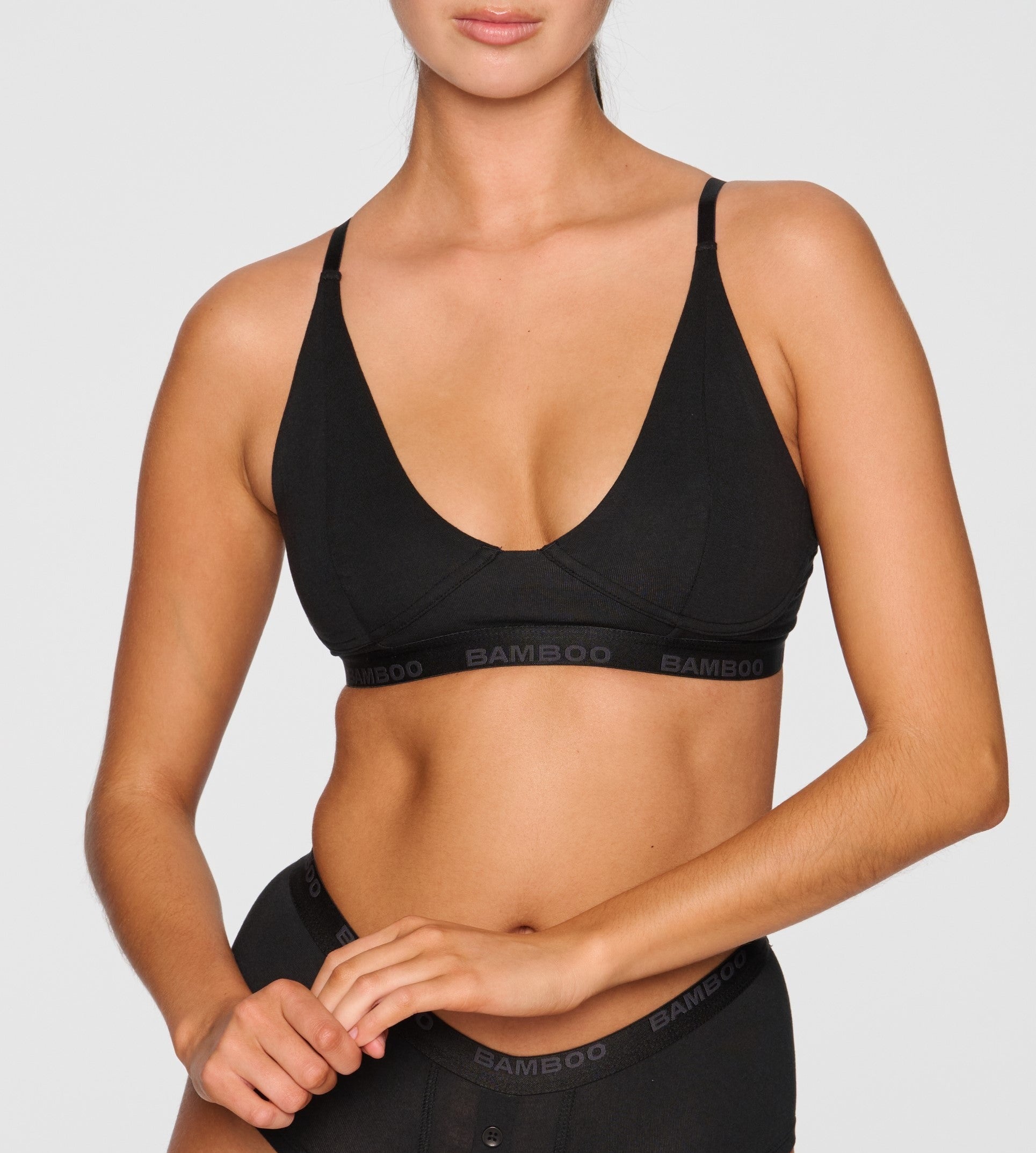Bamboo Ribbed Bralette / BUY ONLINE/ Fits to a T – Fits to a T Fashions