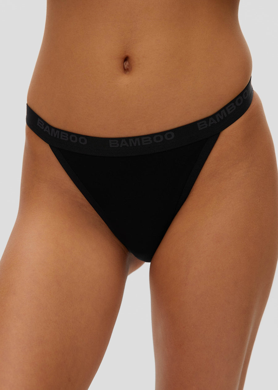 Bonds Girls Everyday Bikini Briefs 2 Pack - Black & Nude