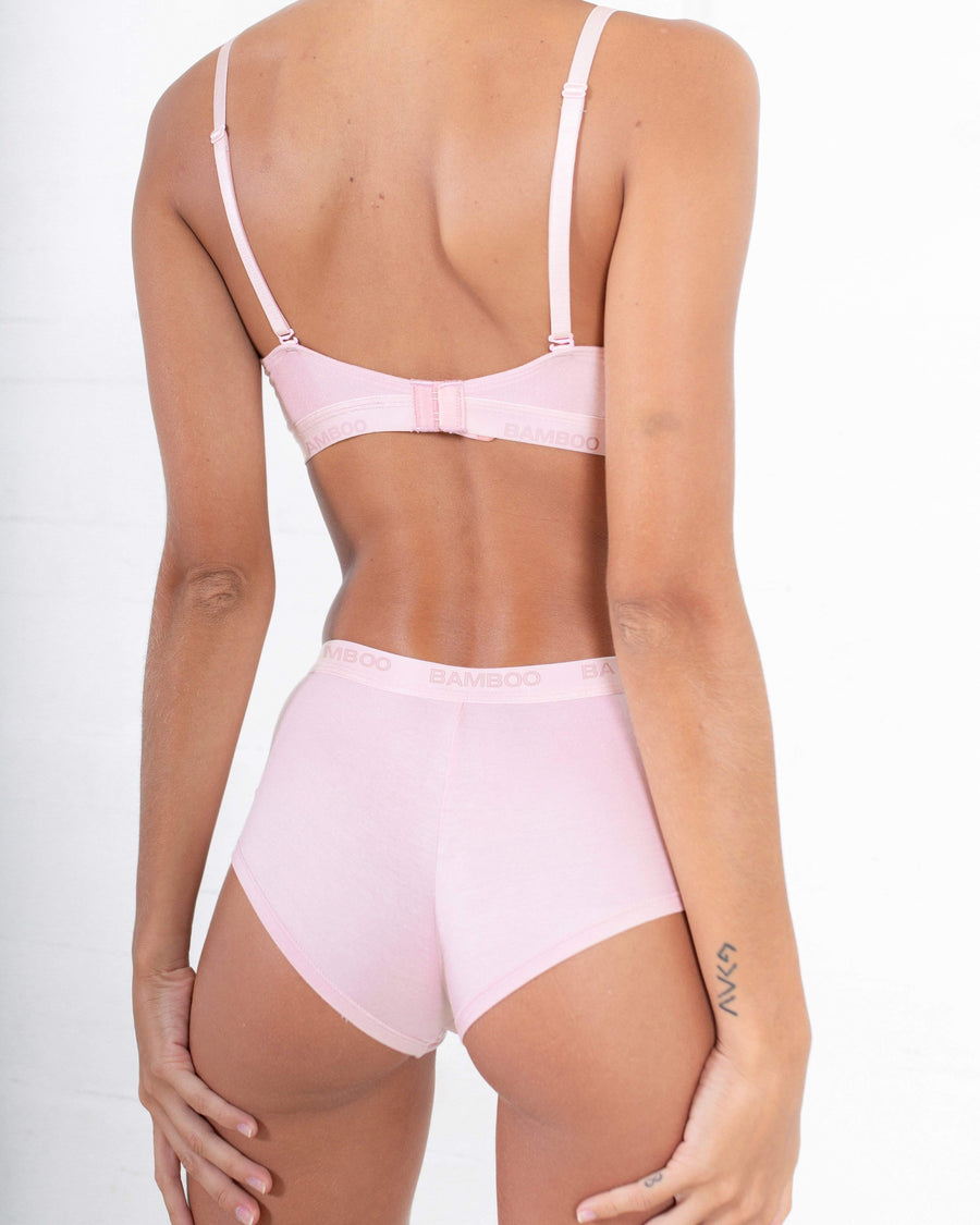 Ambra Bamboo Basics Full Brief AMUWEBFB Putty Pink Womens Underwear