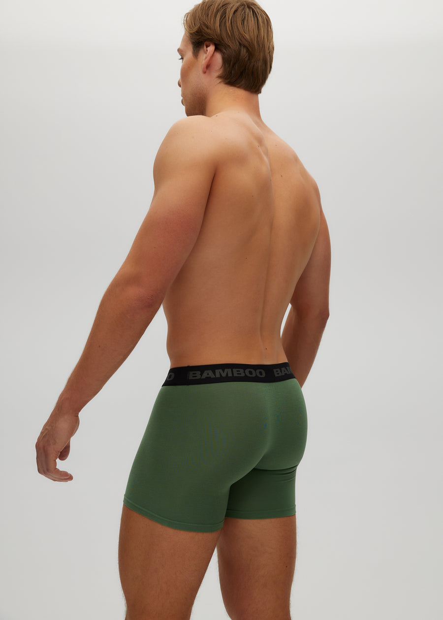 linqin Flamingo Fruit Lemons Mens Boxer Brief Soft Bamboo Underwear for Men  Underpants at  Men's Clothing store