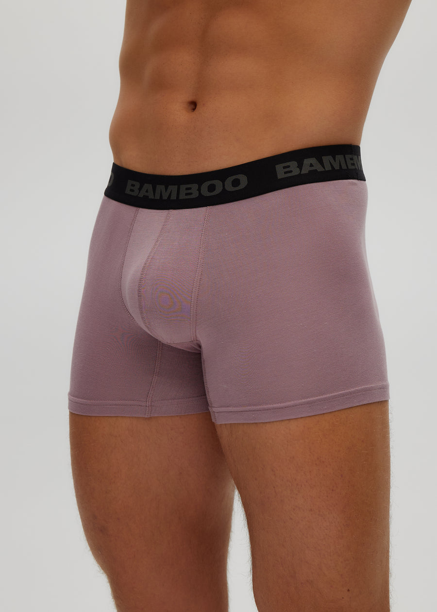 Fashion Bamboo Underwear Men Transparent Boxer Shorts Mesh Breathable  Boxershorts Transparente Underpants Seamless Panties Designers(#Red)